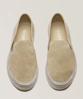 Saint Tropez Suede Rope-Trim Loafers