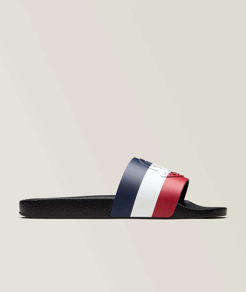 Baile Tricolour Rubber Slides
