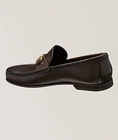 Watts Leather Horsebit Moc Toe Loafers