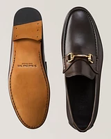 Watts Leather Horsebit Moc Toe Loafers