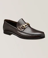 Watts Leather Horsebit Moc Toe Loafers