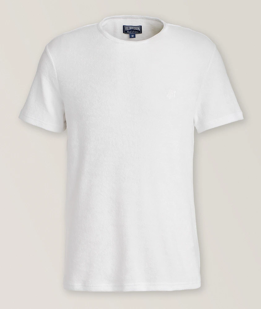 Tiramisu Terry Cloth-Blend T-Shirt