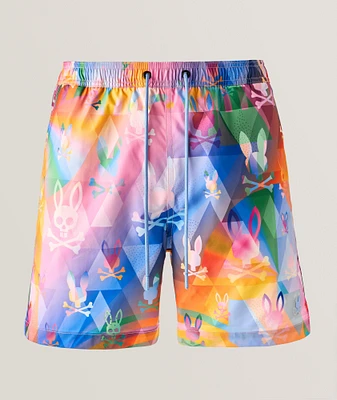 Milos Printed Swim Trunks