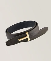 Reversible Soft Grain Leather T Belt