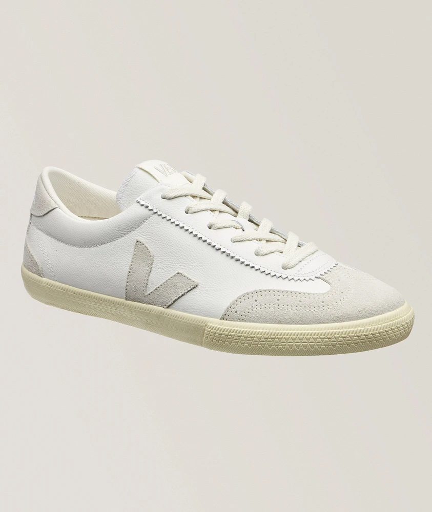 Volley Suede & Leather Wingtip Sneakers
