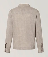Linen-Wool Overshirt