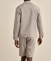 Linen-Wool Overshirt