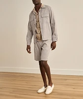 Linen-Wool Overshirt