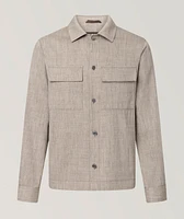 Linen-Wool Overshirt