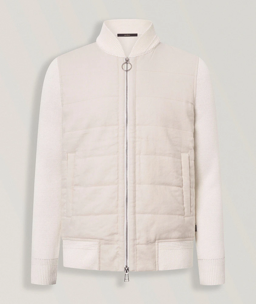 Calino Hybrid Full-Zip Sweater