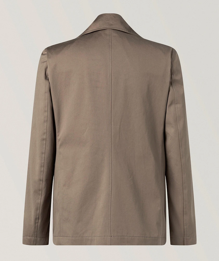 Cabos Cotton Twill Double-Breasted Peacoat