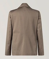 Cabos Cotton Twill Double-Breasted Peacoat