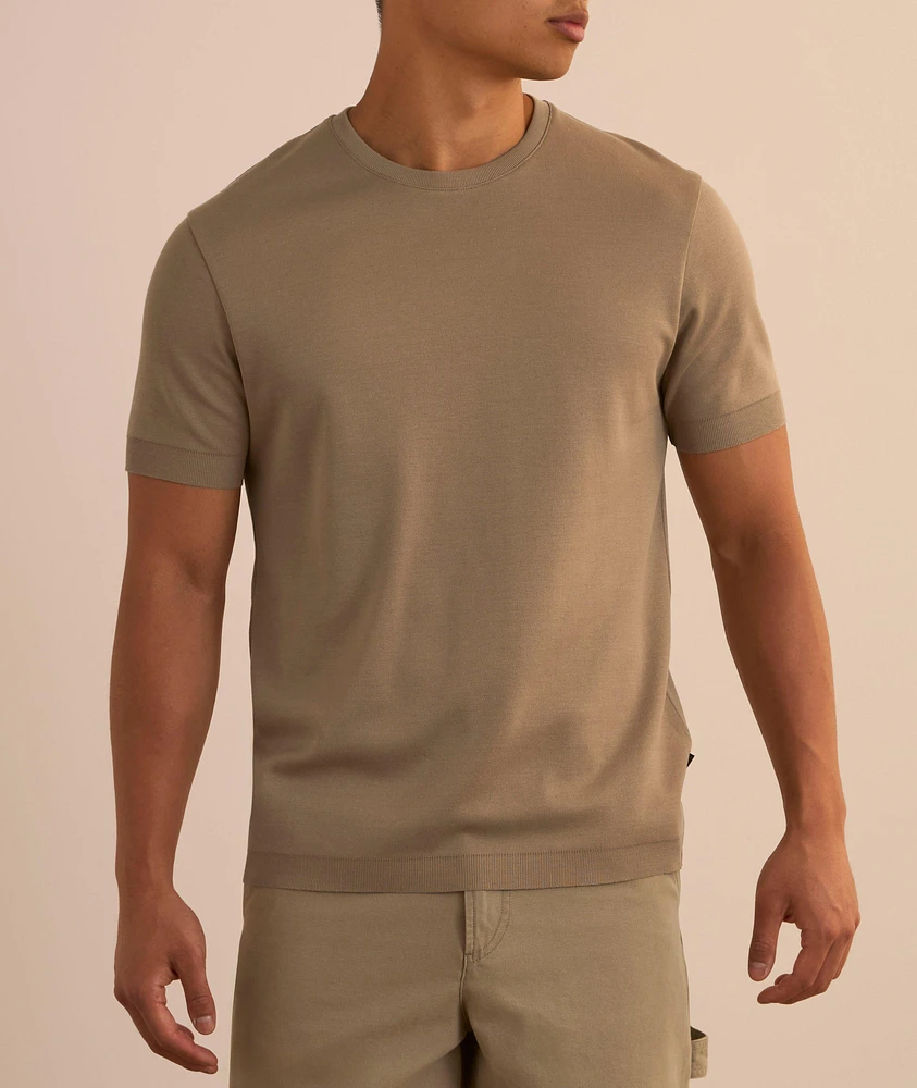 Cotton Crewneck T-Shirt