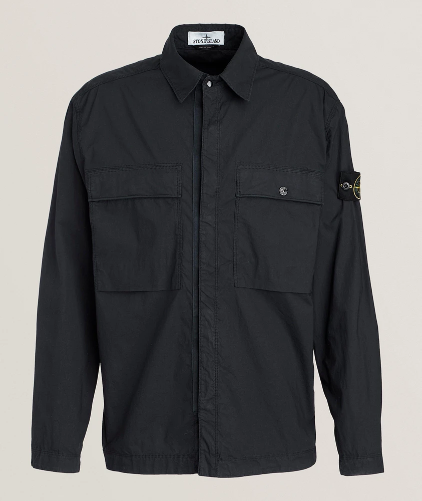 Tela Stretch-Cotton Overshirt