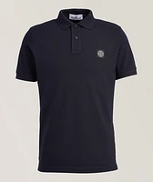 Logo Badge Stretch-Cotton Polo