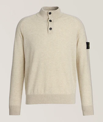 Wool Mock Neck Sweater