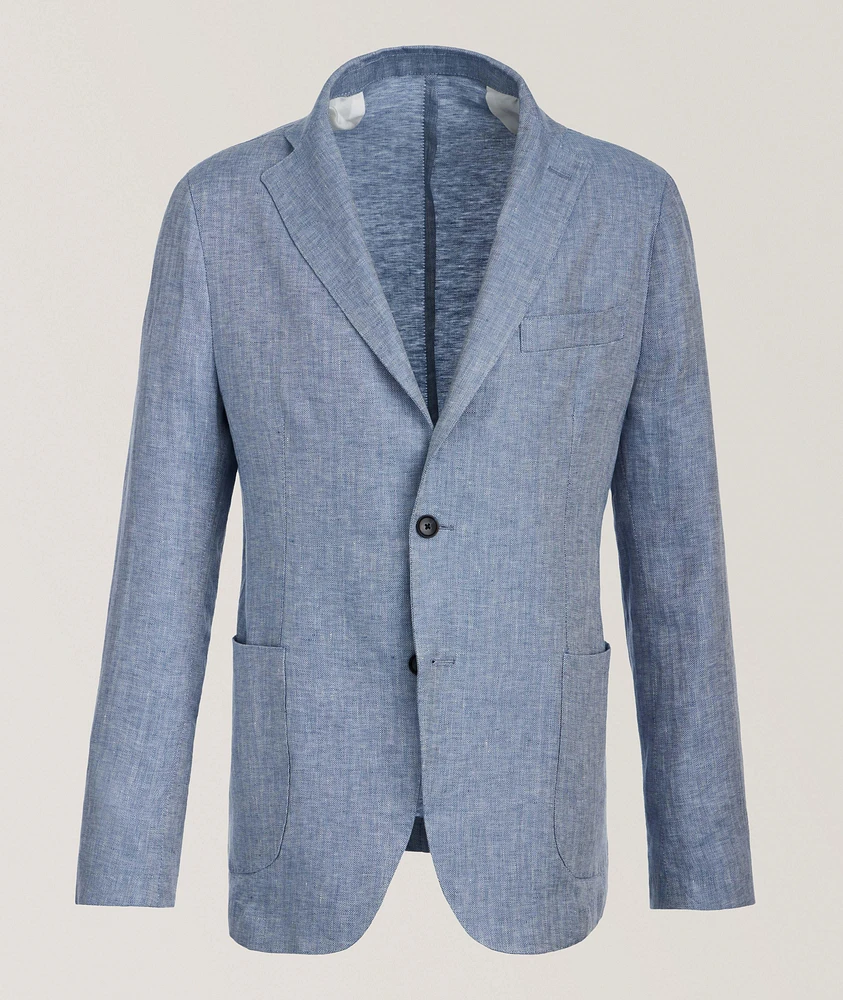 Herringbone Linen Sport Jacket