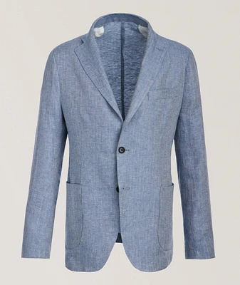 Herringbone Linen Sport Jacket