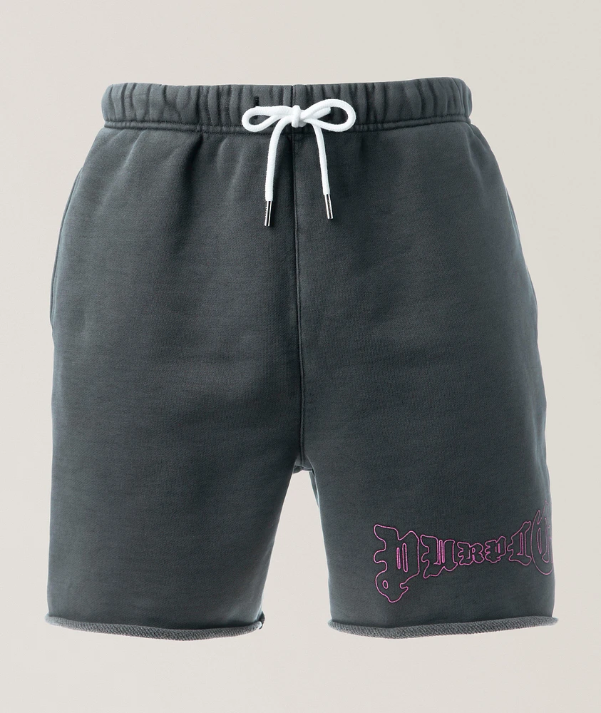 Washed Arched Gothic Sweatshorts