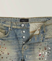 P001 Cyanine Jewel Skinny Jeans