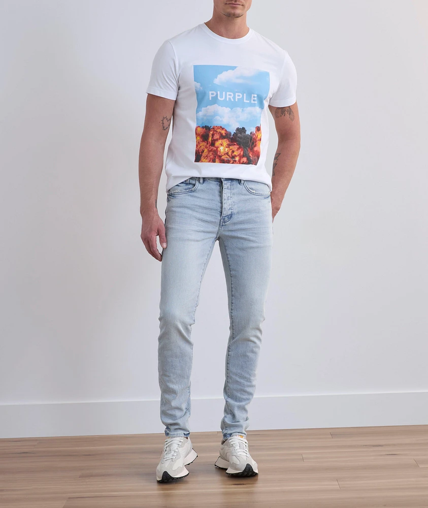 P001 Stretch-Cotton Skinny Jeans