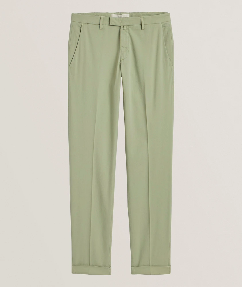 Slim-Fit Stretch-Cotton Chinos