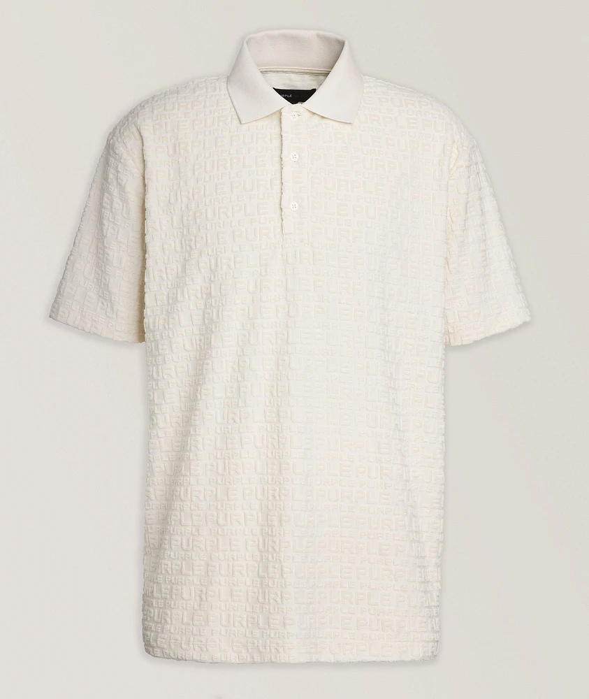 Terry Jacquard Polo