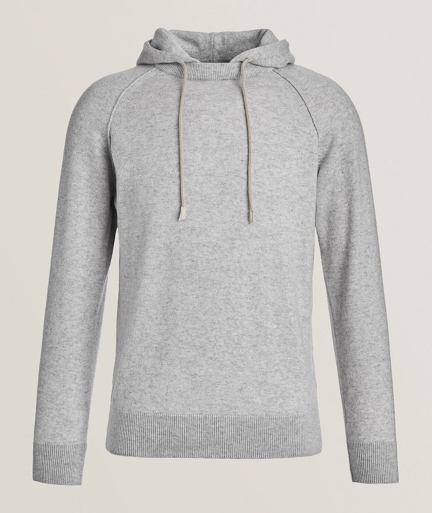 Cashmere Insert Hooded Sweater