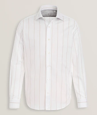 Striped Cotton-Linen Shirt