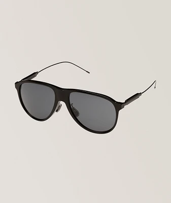 Aviator Acetate Sunglasses 