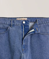 Wide-Leg Denim Jeans