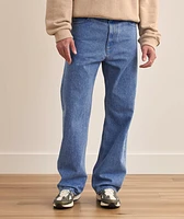 Wide-Leg Denim Jeans