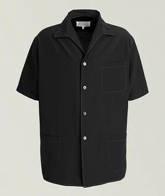Cotton-Silk Camp Shirt