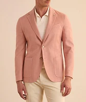 Herringbone Linen-Cotton Sport Jacket