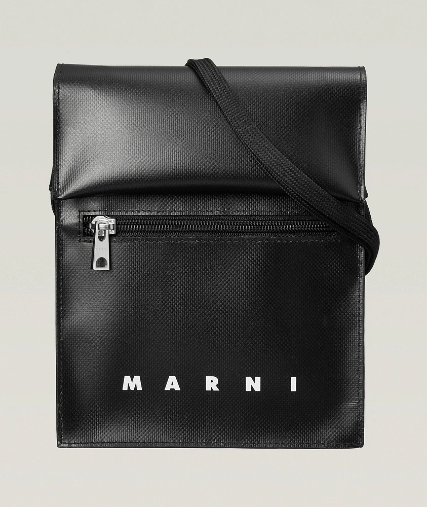 Faux Leather Pouch Bag