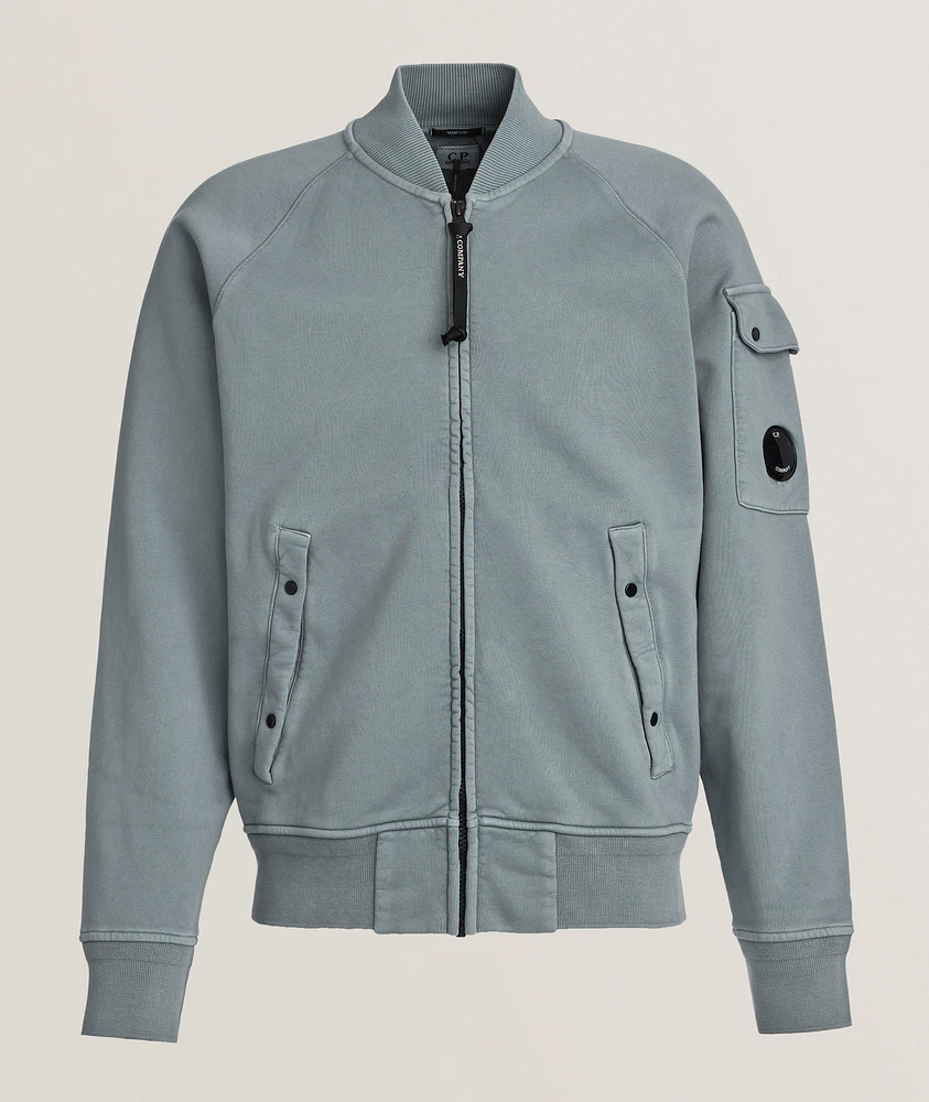Fleece Bomber Sweatshirt