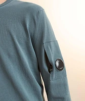 Cotton Crepe Knit Sweater
