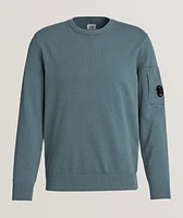 Cotton Crepe Knit Sweater