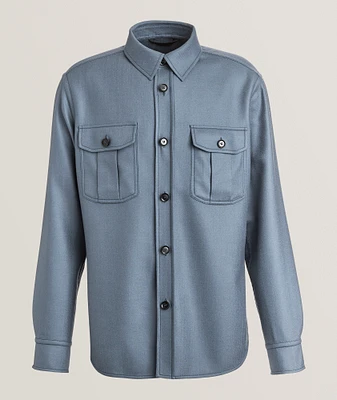 Vagabond Wool-Silk Overshirt