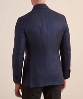 Prince of Wales Wool-Silk Sport Jacket
