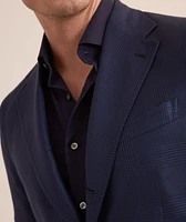 Prince of Wales Wool-Silk Sport Jacket
