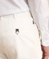 Gabardine Cotton-Stretch Tapered Pants
