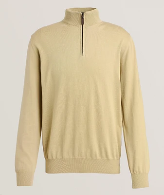 Cotton Half-Zip Sweater