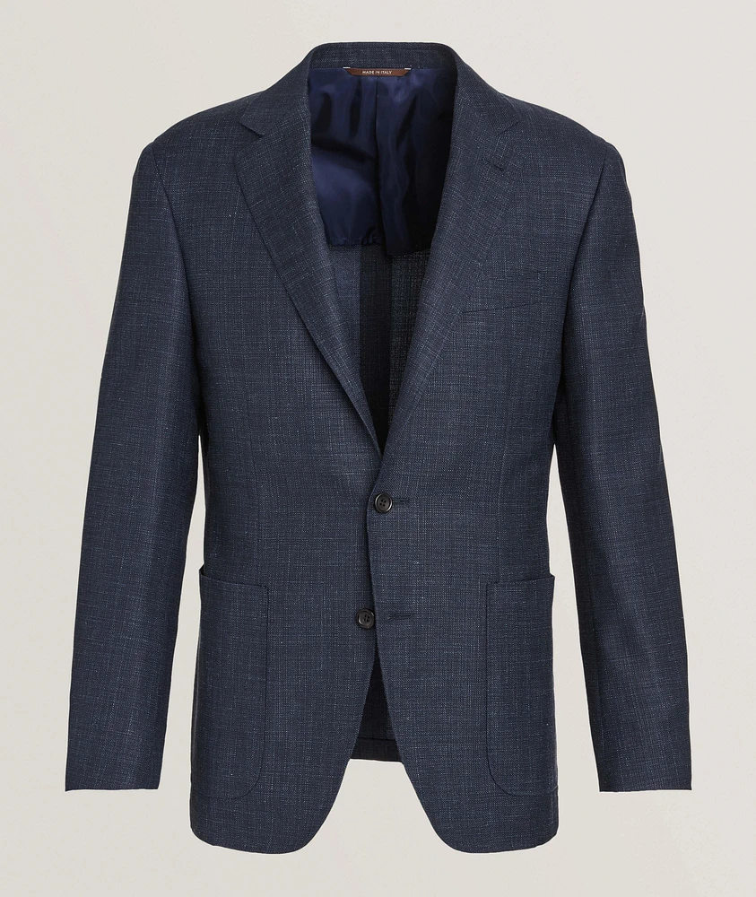 Kei Textured Wool-Blend Sport Jacket