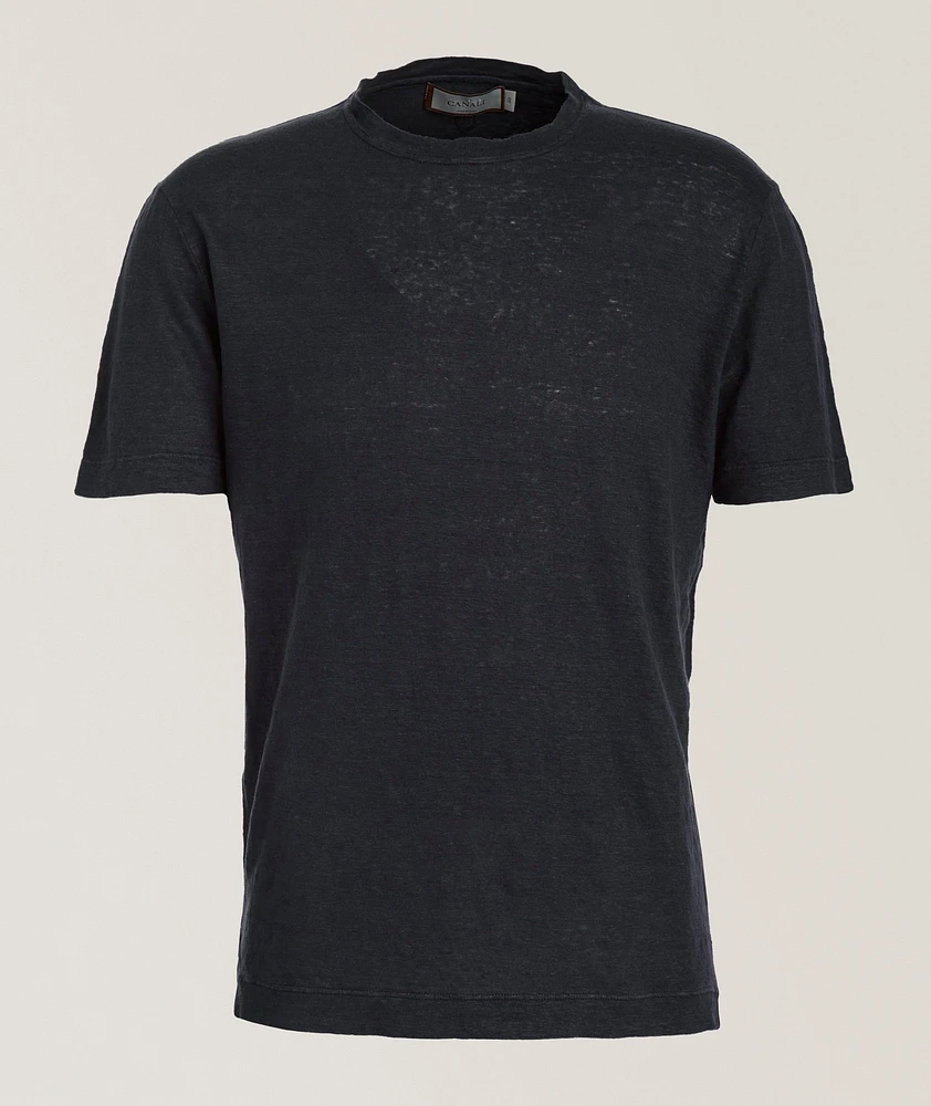 Garment-Dyed Linen T-Shirt