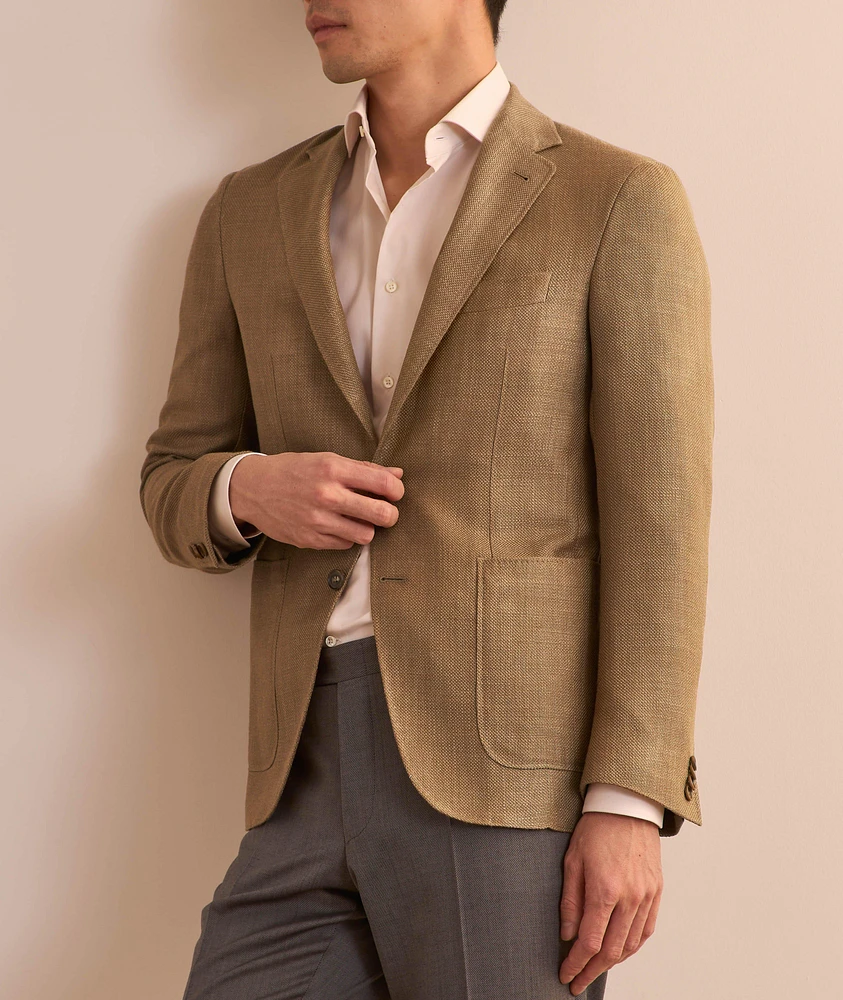 Kei Silk-Wool-Mohair Sport Jacket