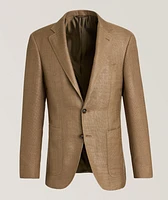 Kei Silk-Wool-Mohair Sport Jacket