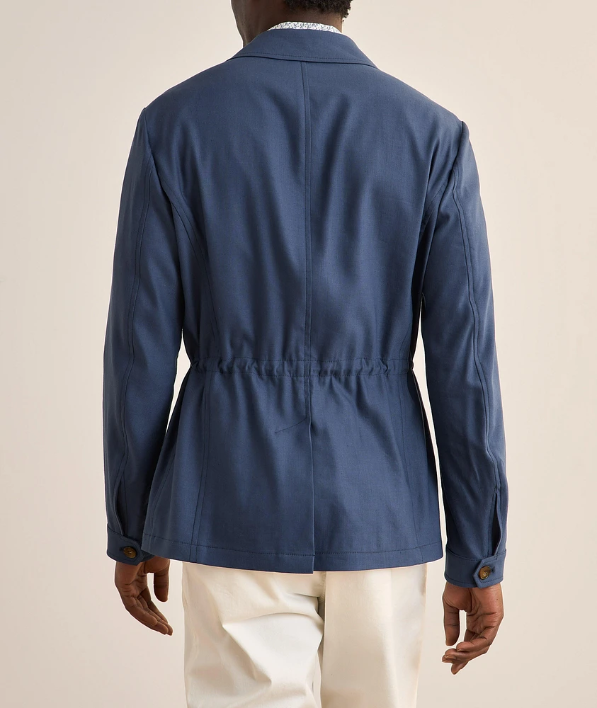 Nuvola Linen-Wool Field Jacket