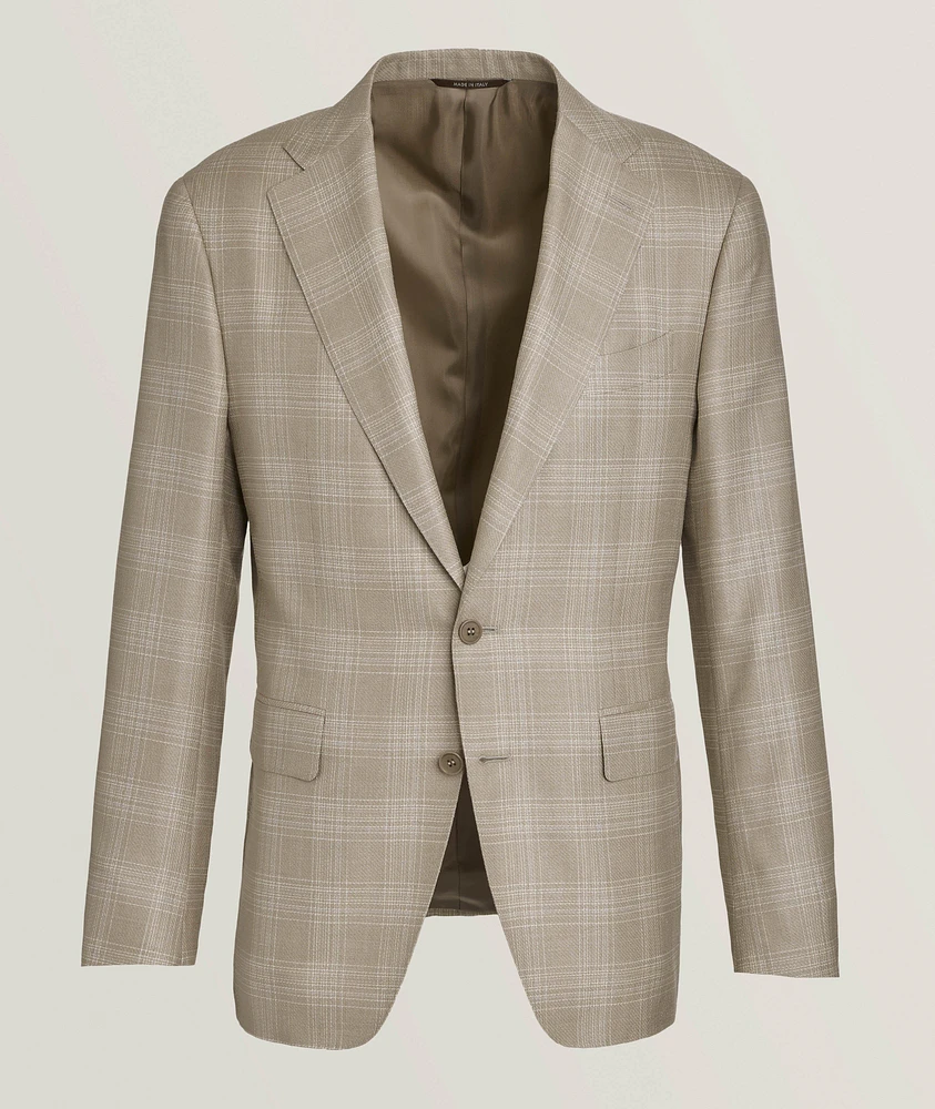 Capri Check Wool-Blend Sport Jacket