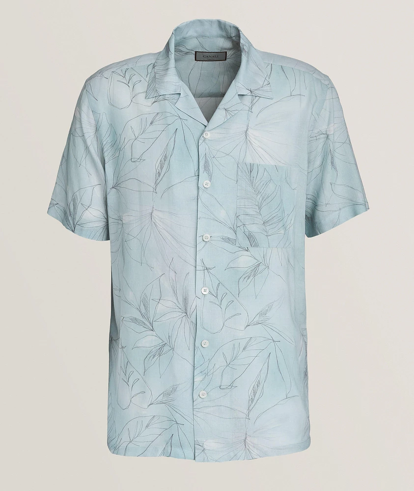 Floral Print Camper Shirt